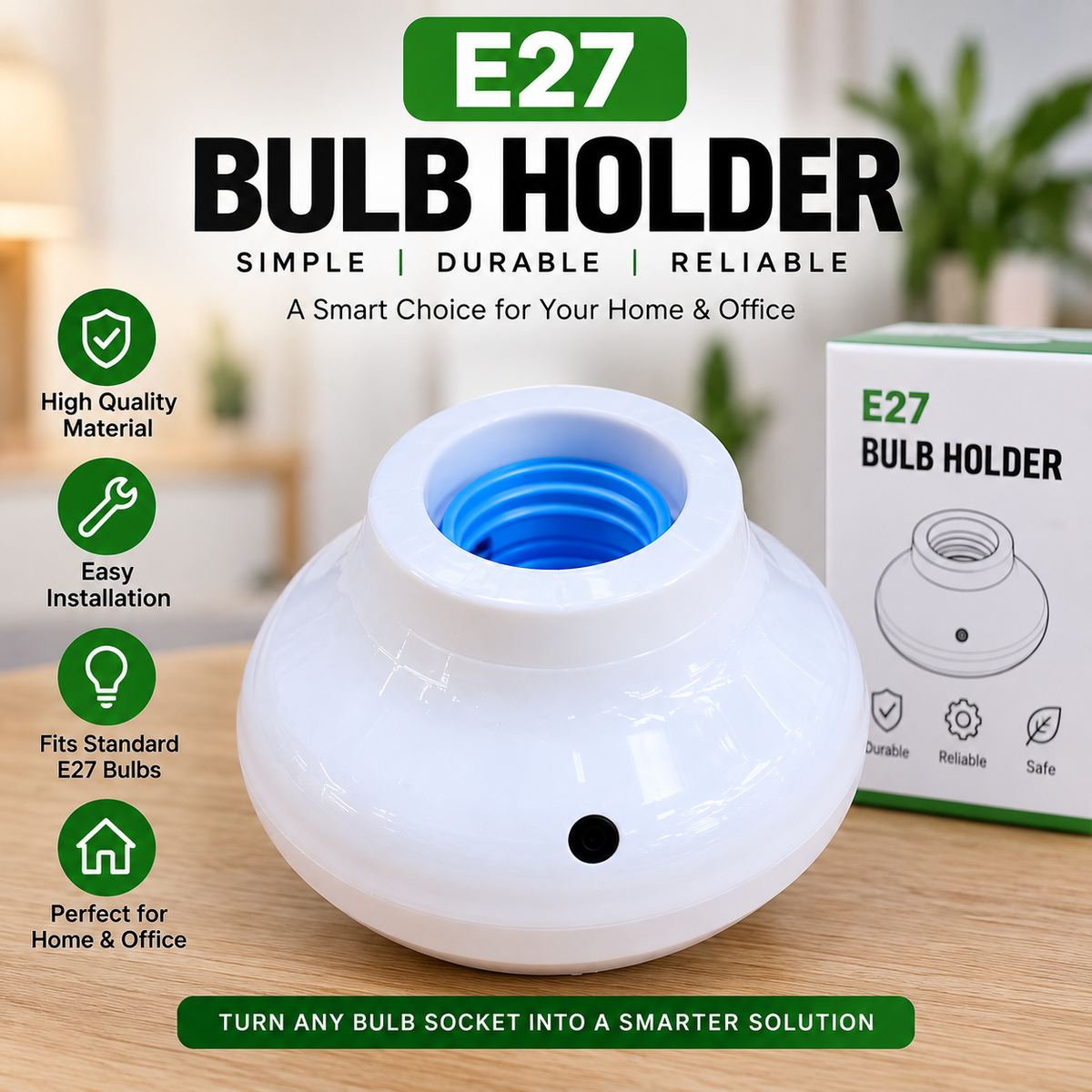 Bulb Holder WiFi Camera Full HD Hidden Spy Camera